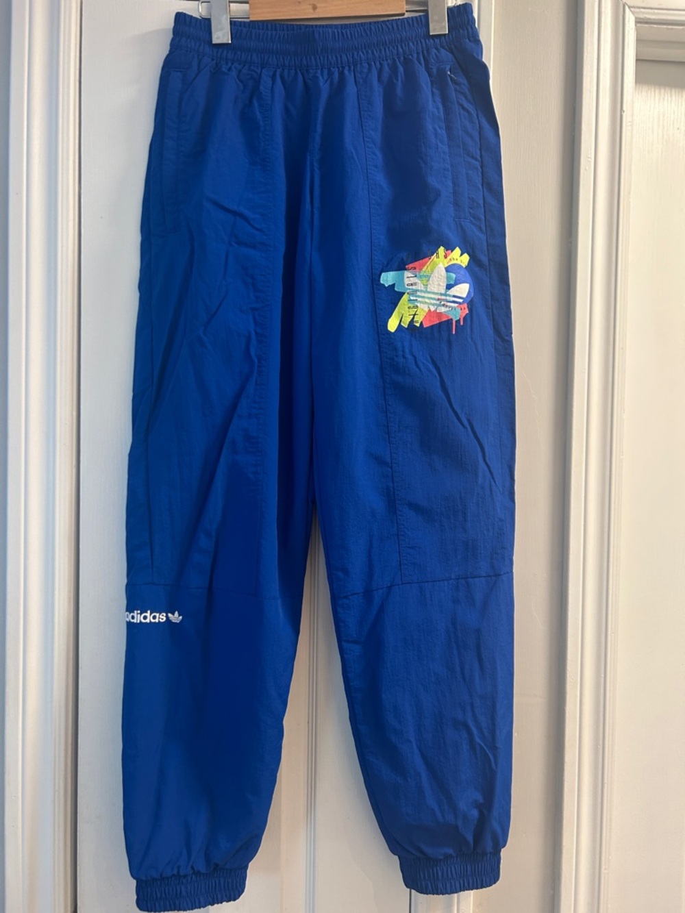 Adidas Men's Originals Collegiate Blue Track Pants - Small - Picture 1 of 4
